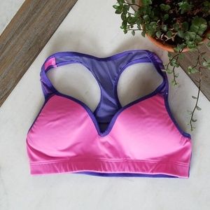 Pink & Purple mesh DELTA Sports bra